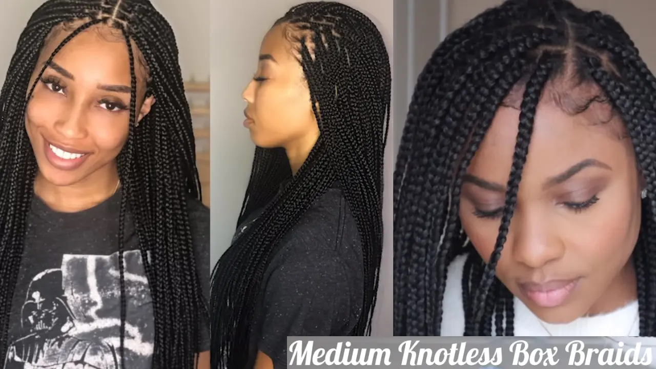 Knotless Braids: Effortless Style and Versatility